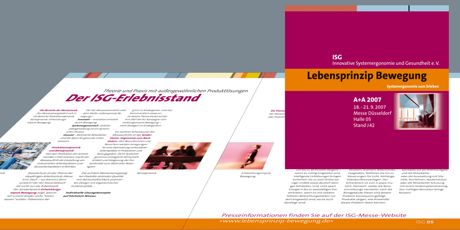 ISG-Broschüre A+A 2007